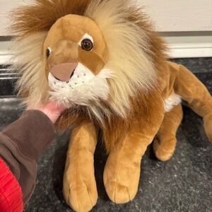 Walt Disney Parks Wildlife Conservation Fund Realistic Lion Jungle King Plush